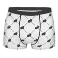 thumbnail image 4 of Goofa Black Rabbit Printed Men's Boxer Briefs Underwear, Moisture-Wicking Underwear, Trunk,Soft and Breathable Cotton Underwear-Small, 4 of 9