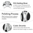 thumbnail image 5 of Erizteya X Letter Alphabet Charm 925 Sterling Silver A-Z Initial Beads Fits Europeans Bracelet and Necklace, 5 of 7