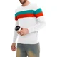 thumbnail image 3 of Camiseta Con Cuello Redondo Y Bloques De Color Para Hombre, 3 of 7