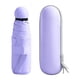 thumbnail image 2 of Paraguas de viaje para hombres y mujeres, miniparaguas de verano, protección solar, para Violeta con Estuche, 2 of 9