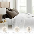 thumbnail image 2 of Southshore Fine Living, Inc. Pillow Cases Set of 4, Fits Full, Twin, Queen Pillows, Chocolate Brown, 2 of 8