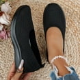 thumbnail image 6 of Mepaouo Women's Mesh Flats Shoes Casual Slip on Walking Loafers Memory Foam Driving Running Sneakers, 6 of 8