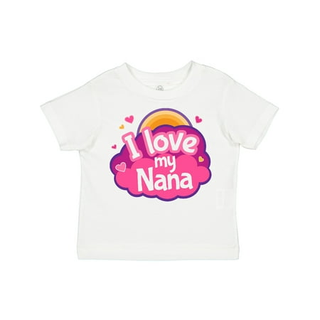 

Inktastic I Love My Nana Grandchild Gift Toddler Toddler Girl T-Shirt