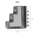 thumbnail image 2 of Mandril De Mordaza Interior Autocentrante Torno De Metal Mandril Herramienta De Procesamiento De Metal，3 Unids/Par K11-80 Monstrate TO003277-00, 2 of 7