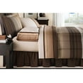 Mainstays Ombre Coordinated Bedding Set with Bedskirt Bed in a Bag