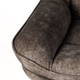 thumbnail image 5 of Pmango 360°Free Swivel Accent Chair Set of 2 for Living Room, Slightly 20°Rocking, 24" High Backrest Upholstered Armchair, Ergonomic Design, Chenille Breathable Soft Fabric Modern Single Sofa, Brown, 5 of 9