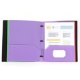thumbnail image 6 of 2 Pocket Folders With Prongs Letter Size, Plastic File Folders With Pockets, Pocket Folders For Office Document Storage,Heavy Duty Plastic Folders with Pockets and Brads,Orange, 6 of 6
