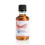 Amoretti - Amaretto Extract Water Soluble 2 oz - Highly Concentrated & Perfect For Pastry, Savory, Brewing, and more, Preservative Free, Vegan, Kosher Pareve, Keto Friendly