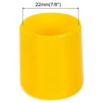 thumbnail image 2 of Uxcell Rubber End Caps Cover Vinyl Screw Thread Protector Round Wire Shelf Caps for Screw Bolt Fence Post 22mm 30, 2 of 5
