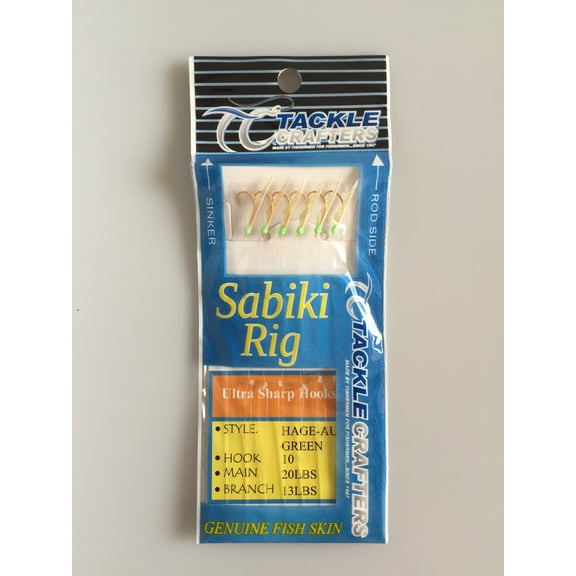 Sabiki Rigs 6 Pack Green #10