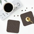 thumbnail image 4 of Yiaed Dinosaur Print Leather Coasters for Drinks - Cup Coasters Coffee Table Kitchen Table Bar, Home & Office Gifts Handmade Drink Coasters-Square, 4 of 6