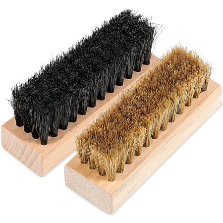 

2 Pcs Brush Cleaning Shoe Boot Cleaner Brushes for Household Polish Kit Leather