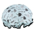 thumbnail image 5 of Gazechimp 3xWaterproof Double Layer Shower Cap Bath Hair Protection Adult Bath Accs I 3 Pcs, 5 of 8