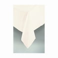 thumbnail image 3 of Ivory Plastic Party Tablecloth, 108" x 54", 3 of 3