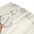 thumbnail image 3 of Yayeee Shower Curtain with Hooks 72"x72" Waterproof Fabric Bathroom Hanging Decor, White Cat Rainbow, 3 of 5