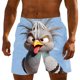 thumbnail image 5 of Pantalones de Natación de Verano de Ocio de la Playa de los Hombres con Cordón, Poliéster Transpirable Ligero para el Uso Informal, 5 of 5