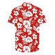 thumbnail image 5 of Blusa y camisa de manga corta con cuello vuelto para hombre, camisa hawaiana informal con estampado floral, camisa de manga corta con solapa, blusa, camisa de poliéster para hombre, 5 of 6