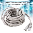 thumbnail image 3 of Rj45+Dc Cable Ethernet Cctv Para Cámaras Ip Sistema Nvr 10Mbps/100Mbps (5M) Monstrate EL006833-00, 3 of 4