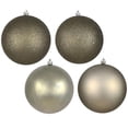 thumbnail image 1 of Vickerman N591523DA 6 in. Wrought Iron Assorted Ball Ornament with Drilled  4 per Bag, 1 of 3