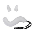 thumbnail image 1 of Accesorios de disfraces BLESIY Cosplay Fiesta de disfraces Blanco traje de cosplay, 1 of 7
