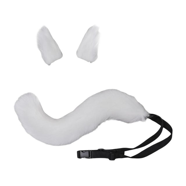 Accesorios de disfraces BLESIY Cosplay Fiesta de disfraces Blanco traje de cosplay