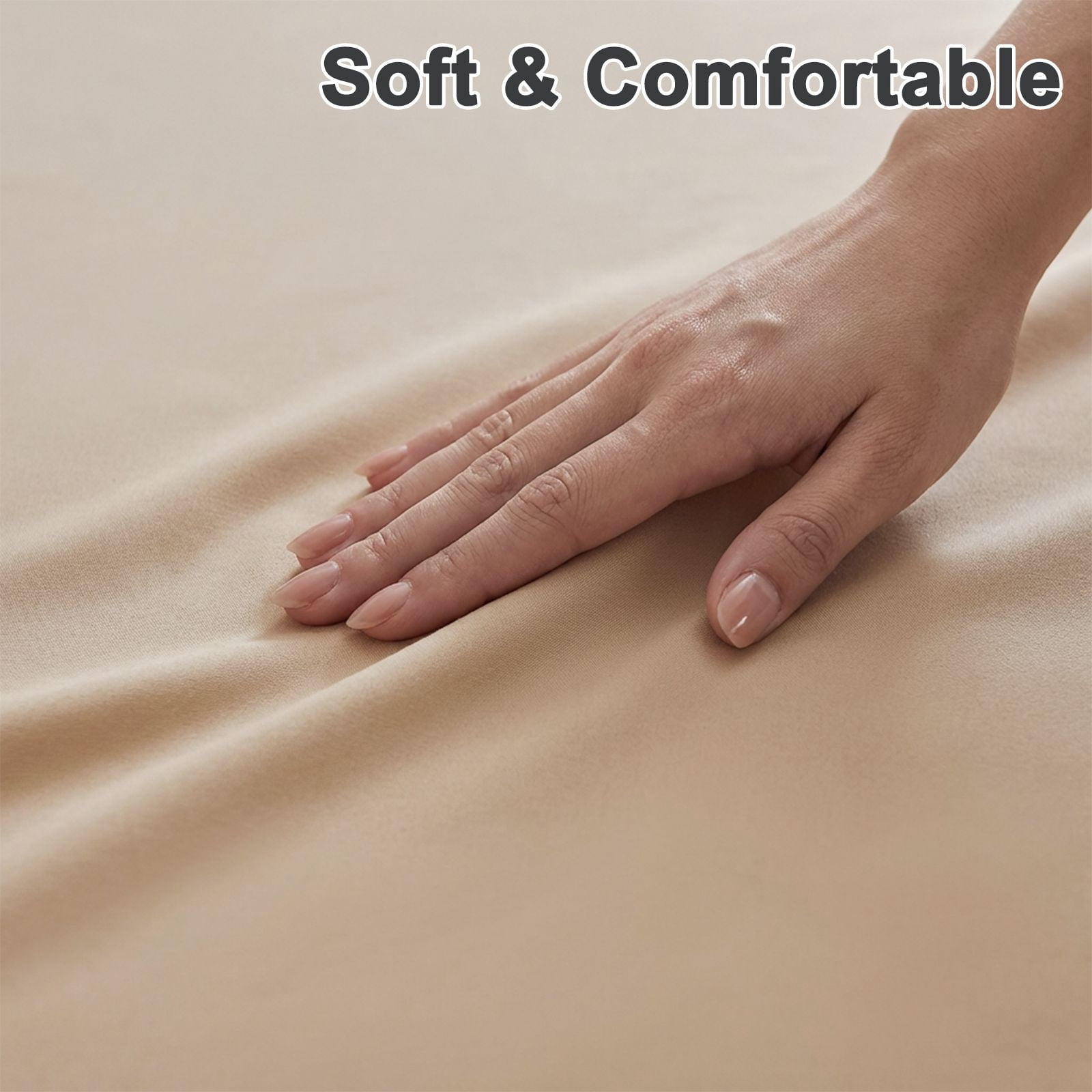 4Pcs Ultra-Soft 85g Sheet and Pillowcase Set, Soft Solid Color, Machine Washable, Suitable For All Seasons, Christmas Comfortable Bedding Set, Available For Single, Double, King, and Queen Beds