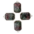 thumbnail image 4 of AMLESO 4x Dangle Charms Pendant for Bracelet Earring Jewelry Making DIY Red, 4 of 8