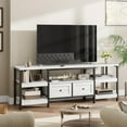 thumbnail image 3 of Yeshouse Consola multimedia industrial, centro de entretenimiento rústico, mueble de TV con marco de metal y cajones, mueble de TV moderno estilo granja para sala de estar, 3 of 7
