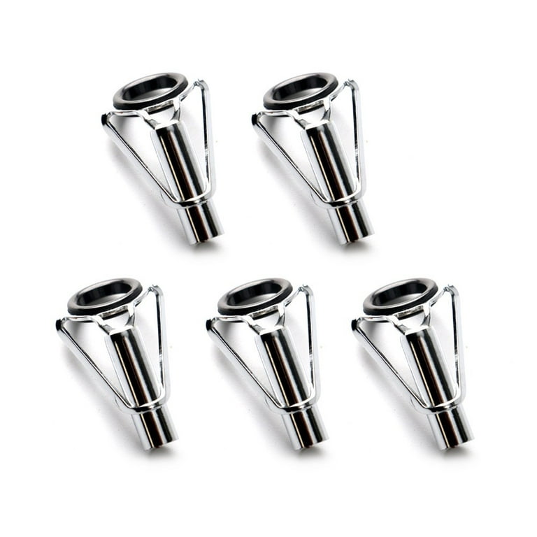5pcs Rod Tip Top Guide Ring for Fishing Rods Repair Building Pole Eye Line  Rings 