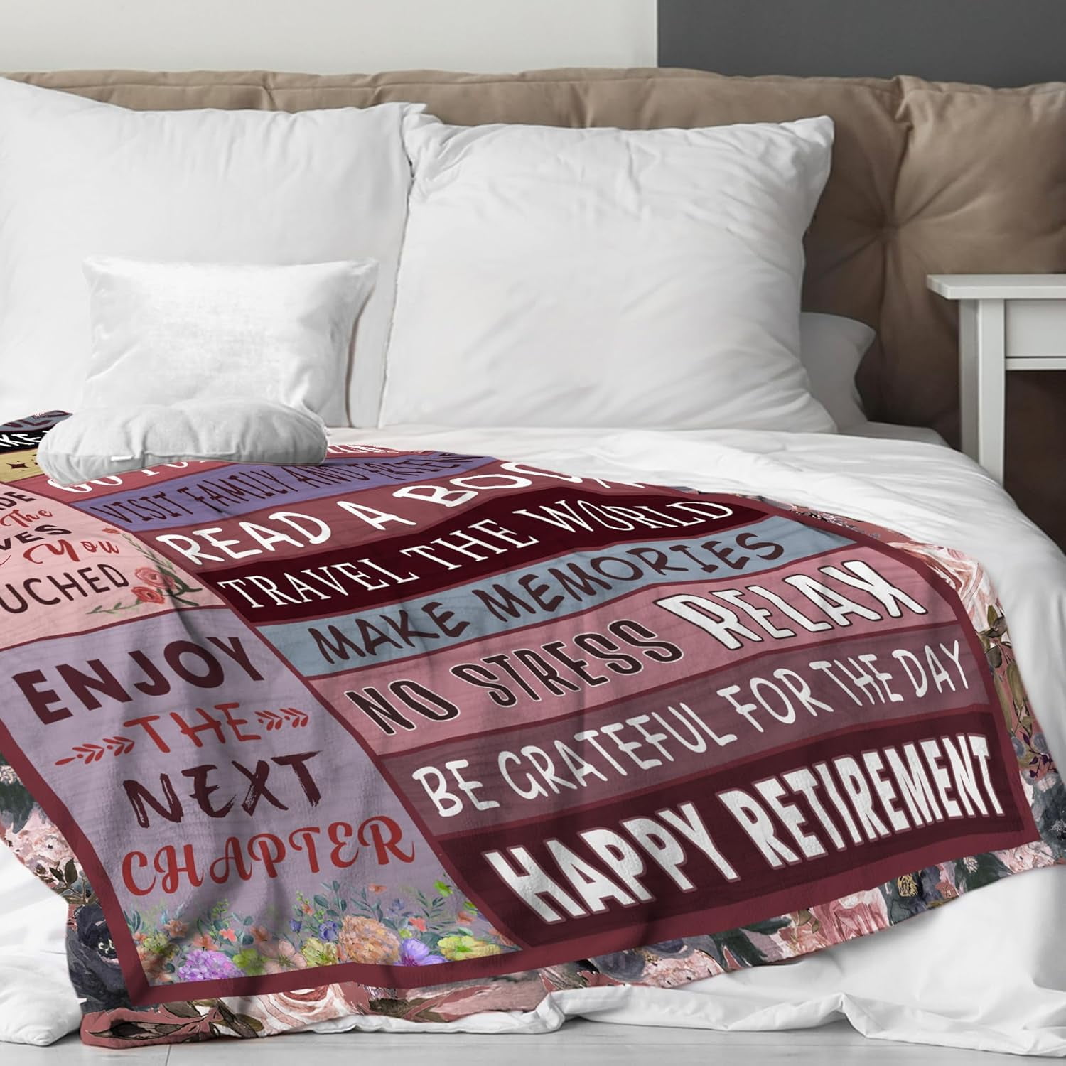 Retirement Gift for Woman 2025 Blanket - Retirement Gifts for Women Coworkers Nurse Teacher - Retired Gifts for Women - Best Gift Ideas for Retirement - Happy Retirement Decorations