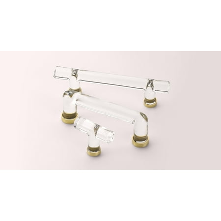 Emtek 86724 Modern Bar 4 Center To Center Cabinet Bar Pull From The Glass Collection -