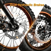 X-Pro 3500W Electric Dirt Bike for Adults E-Hawk Off-Road Pit Bike, 42 MPH Max Speed, Up to 48 Mile Range, Powerful Motor with 14/12 Tires!