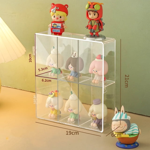 Showcase Cube, vitrina de escritorio transparente Display Cube Show Case, la mejor de su clase