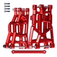 thumbnail image 2 of Red Aluminum Front&Rear Suspension A-Arms Set Tie Bar Anodized For Traxxas Slash 2WD 1/10 Accessories, 2 of 6