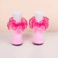thumbnail image 2 of Ruffle Socks for Girls,Big Ruffle Ankle Socks Baby Kids Cotton Double Lace Turn Sock for Girls Cute Frilly Dress Socks for Dance Daily, 2 of 5