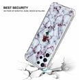 thumbnail image 4 of Marble Flower Case for Samsung Galaxy S22 Ultra,Aesthetic Art Design Pattern Soft TPU Bumper Case Cover, 4 of 5