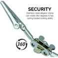 thumbnail image 2 of NEIKO 01902 Adjustable Helping Hand with Magnifying Glass, Third Hand Solder Aid, Soldering Wire Station Stand with Dual Alligator Clips & a Heavy Base, Beading & Jewelry Making Tools, Solder Holder, 2 of 7