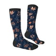 thumbnail image 3 of Balery Autumn Leaves With Blue Fun Novelty Socks Men'S Women'S Crew Socks Funny Crazy Novelty Socks Quirky And Cool Socks, 3 of 9