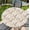 Botanical Sprig, variant on Round Fitted Tablecloth with Elastic Edge, Stain Resistant Waterproof Fabric Table Cover for 37"-44" Round Table, Indoor Outdoor Dining, Kitchen Decor, Camping, Holiday, Party, Mosaic Boho