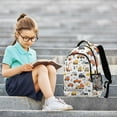thumbnail image 7 of ALAZA Car Cartoon Vehicles Backpack Elementary School Bag Bookbag Travel Rucksack, 7 of 7