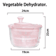 thumbnail image 2 of Girador de ensalada Secador de frutas y verduras Diseño de secado rápido Sin BPA Secar y escurrir lechuga y verduras, 2 of 5