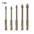thumbnail image 3 of VALINK 5pcs/set Efficient Universal Drilling Tool Drill Bit Set Thickened High Hardness Accessory Tool, 3 of 7
