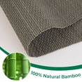 thumbnail image 6 of Allesin zen No Drill Cordless Bamboo Roman Shade, 35"W x 64"H, Gray, 6 of 9