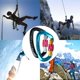 thumbnail image 1 of Mosquetones de escalada Mosquetón de aluminio certificado CE con tapón de rosca, forma de D, ideal para montañismo, senderismo, rescate, camping y pesca 9,9*6 cm (azul, negro) 2 piezas LingWen 9024715524201, 1 of 1