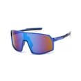 thumbnail image 5 of Sport HD Sunglasses Futuristic Men Women Large Wrap Around Black Frame New, 5 of 8