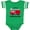 Football Green and White, variant on Inktastic Red Fire Little Firefighter Boys or Girls Baby Bodysuit