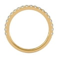 thumbnail image 3 of SuperJeweler 1/2 Carat Moissanite Wedding Band In 14 Karat Yellow Gold For Women, 3 of 6