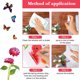 thumbnail image 3 of 9 Uds simulación pequeña flor mariposa pegatinas de ventana electrostáticas pegatinas de ventana de primavera pegatinas de flores, 3 of 5