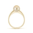 thumbnail image 2 of ANGARA Solitaire Golden South Sea Cultured Pearl Dome Ring in 14K Yellow Gold for Women | June Birthstone, Birthday, Anniversary, Jewelry Gift for Women | Pearl Ring, 2 of 9