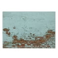 thumbnail image 3 of Brick Wall Cutting Board, Dated Damaged Peeling Room Covered White Paint Vintage Inspired City Decay Scene, Decorative Tempered Glass Cutting and Serving Board, Small Size, Red, by Ambesonne, 3 of 5